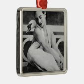 彼女のペット白鳥ジャック、c.1905を持つアナPavlova メタルオーナメント (右)