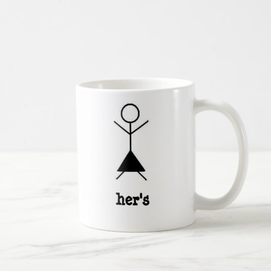 彼女のマグ コーヒーマグカップ (右)