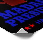 彼女のマダム大統領とともに投票Kamala Harris 2024 R ポスター (角)