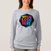 彼女のママ 新しいママ ここにあなたのロゴを追加 カスタマイズ Tシャツ (正面)