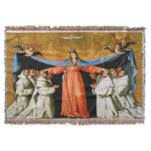 彼女のマントルヴァージンの下でメアリー聖霊ブランケット