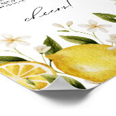 彼女のメインスクイズミモザバーブライダルシャワー ポスター (角)