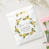 彼女のメインスクイズレモンブライダルシャワー フェイバーバッグ (封をした状態)