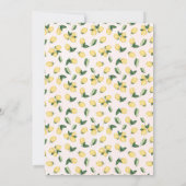 彼女のメインスクイーズのウイスキー&ワインピンクブライダルシャワー 招待状 (裏面)