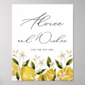 彼女のメインスクイーズアドバイス&ウィッシュブライダルシャワー ポスター (正面)