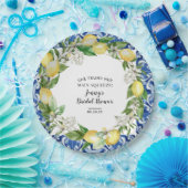 彼女のメインスクイーズレモンのブライダルシャワー ペーパープレート (パーティー)