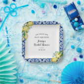 彼女のメインスクイーズレモンブライダルシャワー ペーパープレート (パーティー)