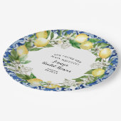 彼女のメインスクイーズレモン ブライダルシャワー ペーパープレート (アングル)