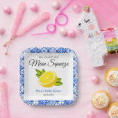 彼女のメインスクイーズレモン ブライダルシャワー ペーパープレート (パーティー)