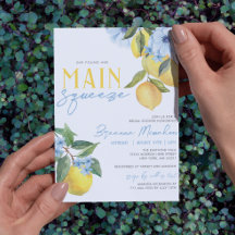 彼女のメインスクイーズレモン ブライダルシャワー