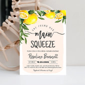 彼女のメインスクイーズ ブライダルシャワーレモン 招待状