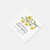 彼女のメインスクイーズ ブライダルシャワー スタンダードカクテルナプキン (角)