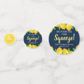 彼女のメインスクイーズ レモン ブライダルシャワー コンフェッティ (正面)