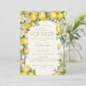 彼女のメインスクイーズ レモン ブライダルシャワー 招待状 (スタンド正面)