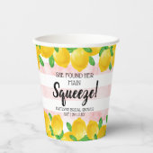 彼女のメインスクイーズ レモン ブライダルシャワー 紙コップ (正面)