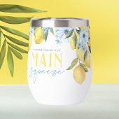 彼女のメイン絞りレモパーソナライズされたン&フラワーを見つけた