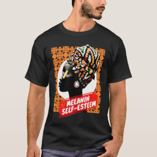 彼女のメラニン・ブースト自尊心と2023ブラックヒスト Tシャツ