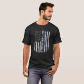 彼女のメールだ アメリカ国旗 1 Tシャツ (正面フル)