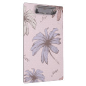 彼女のモダンドットのピンクのためのロマンチックな花柄 クリップボード (右)