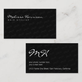 彼女のユニーク魅力的なモダンプロフェッショナル 名刺
