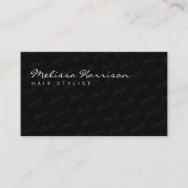 彼女のユニーク魅力的なモダンプロフェッショナル 名刺 (正面)