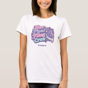 彼女のラストフライト・クルー Y2K バチェラー・パーティー Tシャツ