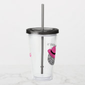 彼女のラストライドディスコ女性のカーボーイバチェロレッテ アクリルタンブラー (右)