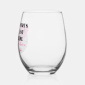 彼女のラストライドディスコ女性のカーボーイバチェロレッテ ステムなしワイングラス (左)