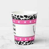 彼女のラストライドディスコ女性のカーボーイバチェロレッテ 紙コップ (左)