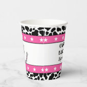 彼女のラストライドディスコ女性のカーボーイバチェロレッテ 紙コップ (右)