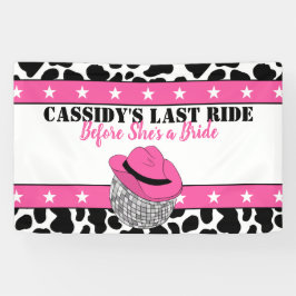 彼女のラスト ライド ディスコカウガール ブライズメイド パーティー 横断幕