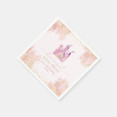 彼女のロイヤルファイブネスプリンセス 5歳の誕生日パーティー スタンダードカクテルナプキン (角)