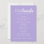 彼女のロブスターを見つけた – かわいい婚約またはブライダル 招待状 (裏面)