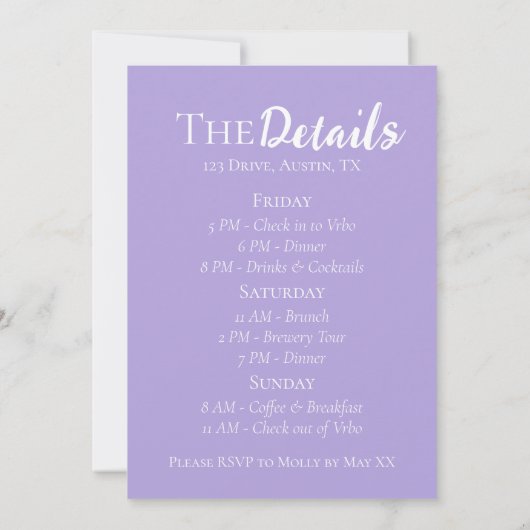 彼女のロブスターを見つけた – かわいい婚約またはブライダル 招待状 (裏面)