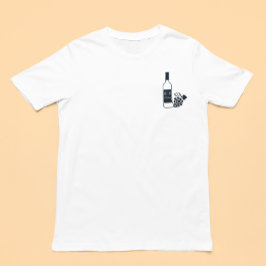 彼女のワイン，カップルのために， BFF，マッチング，かわいい Tシャツ