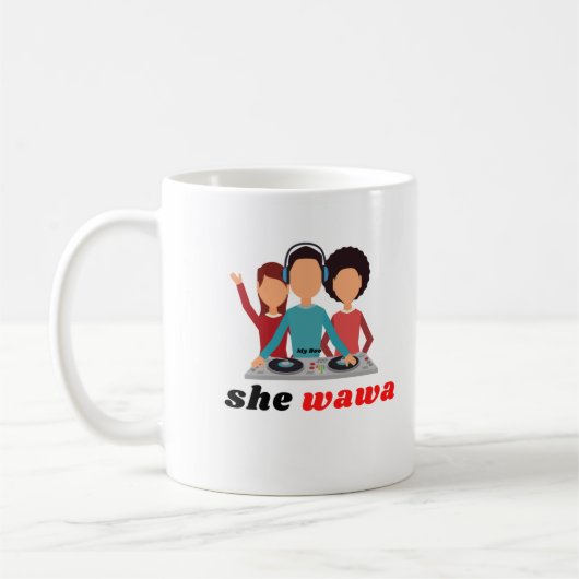 彼女のワワマグ コーヒーマグカップ (左)