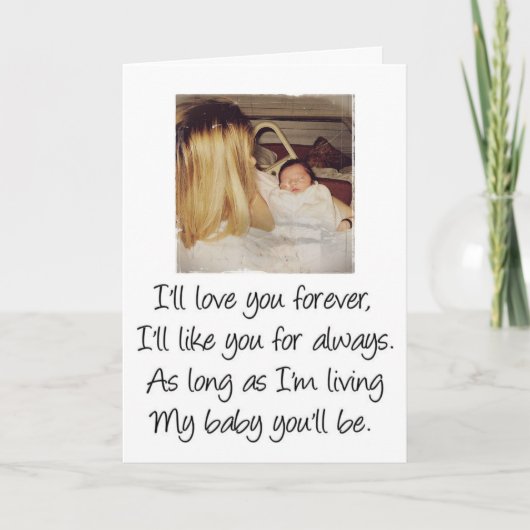 彼女の両方の母の愛。 カード (正面)