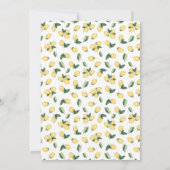 彼女の主なスクイズバブルとブリーズブライダルシャワー 招待状 (裏面)