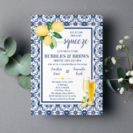 彼女の主なスクイズバブル&ブリーズ招待状 セーブザデート