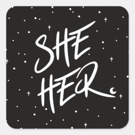 彼女の代名詞を星にする スクエアシール