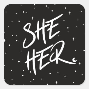 彼女の代名詞を星にする スクエアシール