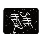 彼女の代名詞を星にする マグネット (横)