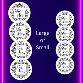 彼女の体ファンシー格 ラウンドシール