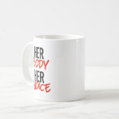 彼女の体 コーヒーマグカップ (正面左)