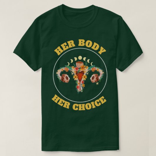 彼女の体 Tシャツ (デザイン正面)