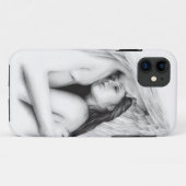 彼女の保護装置の天使のiPhoneの場合 Case-Mate iPhoneケース (裏面(横))