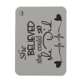 彼女の信じ冷蔵庫用マグネット マグネット (縦)