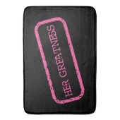 「彼女の偉大さ」 バスマット (正面縦)