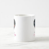 彼女の写真入りハートギフト コーヒーマグカップ (中央)