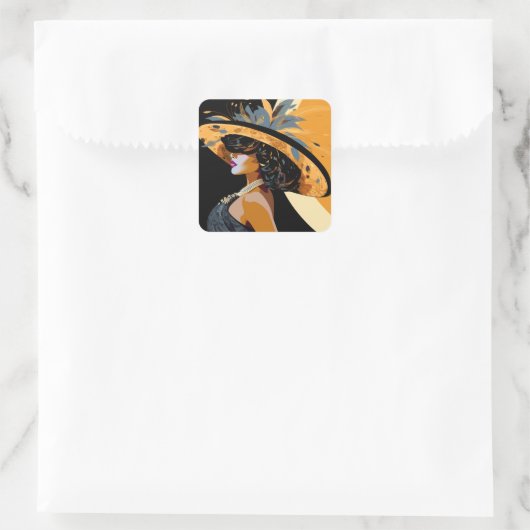 彼女の冠#1 スクエアシール (バッグ)